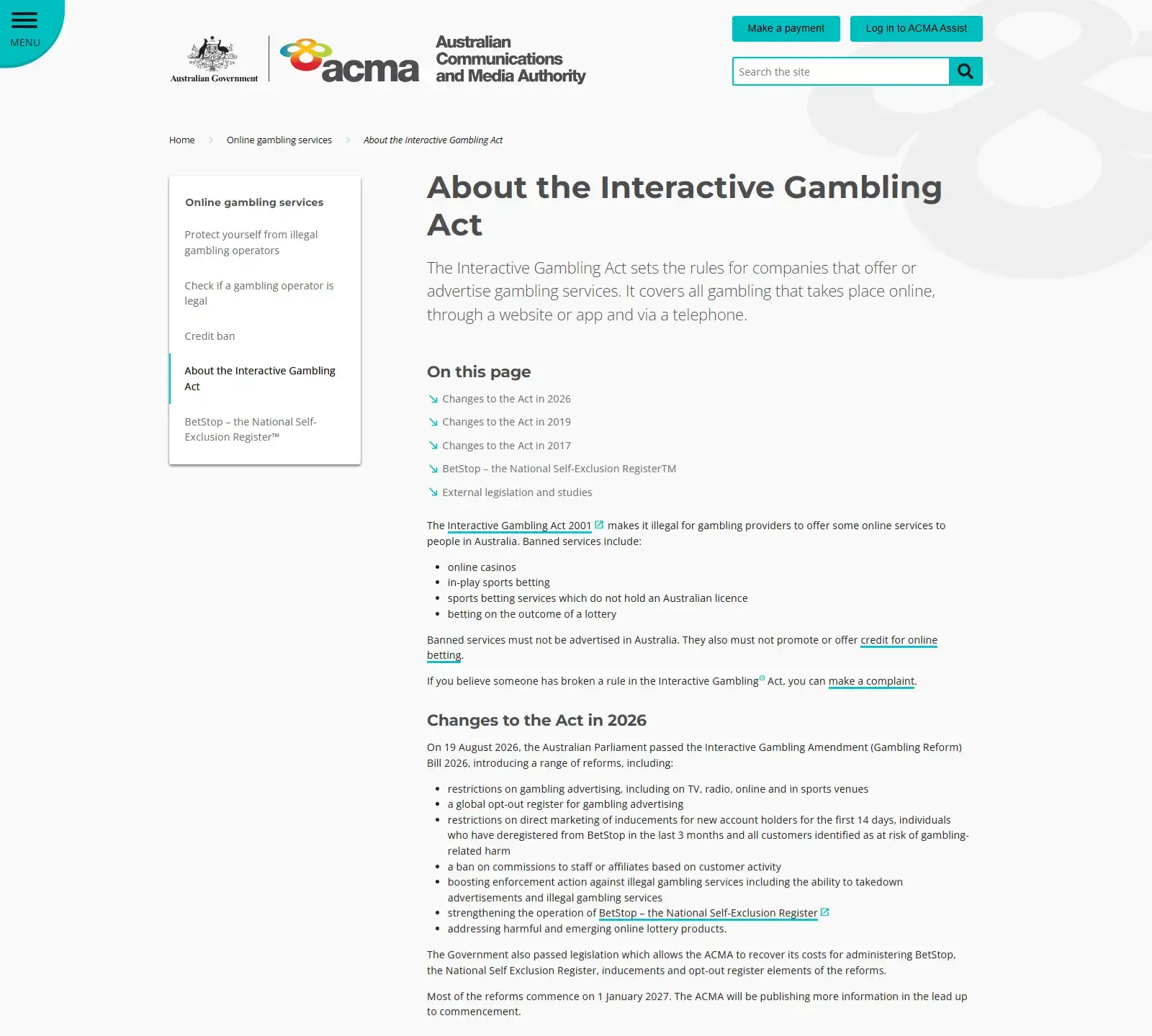 Slotozen and Australian Casino Rules – ACMA, IGA and BetStop