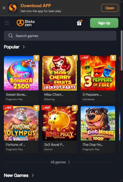 Slotozen Mobile Australia – Browser Play, iPhone and Android